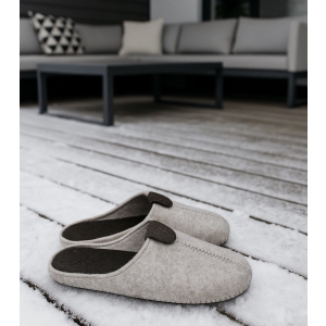 Veltinės šlepetės KLEROTEX  grey