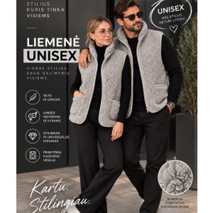 Vilnonė liemenė GREY LUXE