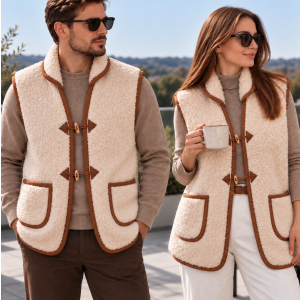 Vilnonė liemenė BEIGE SAGA