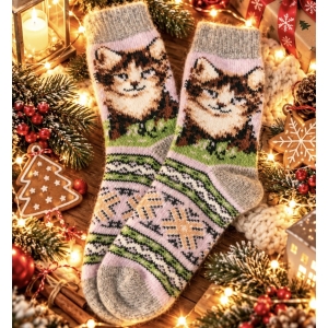 Vilnonės kojinės CAT